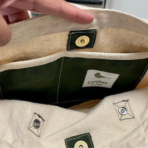 Esperos Bag OS Eco Friendly Carry Hope Canvas Bag - Picture 8 of 11